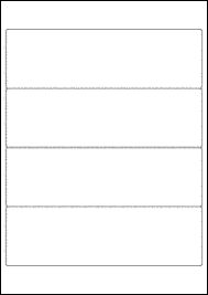 Finding a label template for word. 200mm X 60mm Labels 4 Per A4 Sheet Eu30006