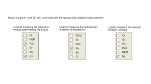 Match The Given Units Si And Common With The Chegg Com