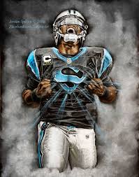 Carolina Panthers Cam Newton Art Print Wall Art Man Cave Art Panthers Decor Panthers A Carolina Panthers Carolina Panthers Football Panthers Football