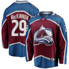 Nathan mackinnon reached 90 points for the third. Men S Fanatics Branded Nathan Mackinnon Burgundy Colorado Avalanche Breakaway Player Jersey