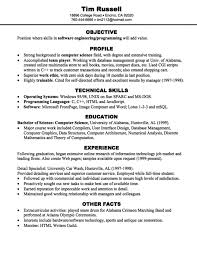 Software Engineering Programming Resume Sample Examples Resume Cv