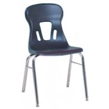Columbia Manufacturing 17 5 Seat Height Classic Comfort Chair Navy Chrome Frame Chair Manufacturing