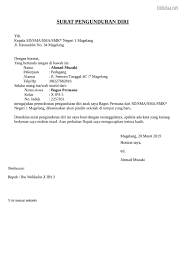 Berikut ini adalah contoh format surat pengunduran diri sebagai karyawan atau tenaga kontrak di lingkup pemerintahan namun dapat juga dipakai dalam lingkup demikian surat pengunduran diri ini saya buat, tanpa ada paksaan dari pihak manapun. Surat Resign Doc Ilmusosial Id
