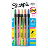 Sharpie Accent Smear Guard Non-Toxic Retractable ...