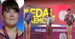 She is the 2018 world bronze medalist on vault, the first mexican female gymnast to medal at a world championships. La Gimnasta Mexicana Alexa Moreno Que En Rio 2016 Fue Victima De Burlas En Redes Hace Historia Sinembargo Mx