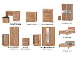 Make your searches 10x faster and better. Holland Oak Bedroom Furniture Set Wardrobe Chest Bedside Desk Storage Stool Beds Ebay