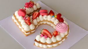 Number Cake Recipe Alphabet Cake How To Make Cream Tart The Cooking Foodie Alphabet Cake Number Cakes Biscuit Cake