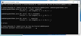 Erro Ao Compilar Um Arquivo Java Com Expressao Lambda Java Guj