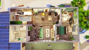 Avelinesims Avelineyt Artsy Boho Apartment 1 Bedroom 2 Sims House Sims 4 House Design Sims