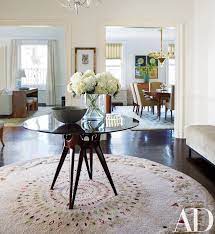 Antique Rugs In Celebrity Homes Celebrity Interiors With Antique Crapets Architectural Digest Dining Room Home Celebrity Houses