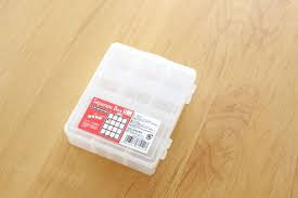 無印をやめて劇的に使いやすくなったもの これで100円 セリアの仕切りケースが最強でした いつでも home ちいさな建売 おしゃれハウスを目指す powered by ライブドアブログ グッズ 収納 セリア 収納 小物