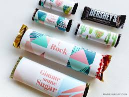 You'll get the download link sent directly to your inbox. Tropical Valentine Candy Bar Wrapper Printables