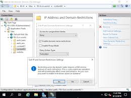 Windows Server 2019 Iis Ip And Domain Ristrictions Server World
