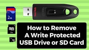 These days, 8gb drives are dirt cheap. How To Remove A Write Protected Usb Drive Or Sd Card Youtube