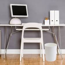 UUJOLY Liten papperskorg i plast, avfallskorg för badrum, tvättstuga, kök,  kontor, barnrum, sovsalar, (vit, 1,8 gallon) : Amazon.se: Hem & kök