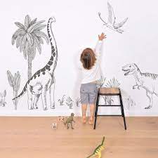 sticker enfant dinosaure de la collecion dinosaurus de chez lilipinso un stickers geant que tous les enfa dinosaurus slaapkamer kinderkamer behang kinderkamer