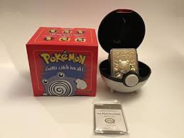 With images of the pokémon, the card, and the whole set of trading cards. Amazon Com Pokemon 23k Gold Plated Trading Card 61 Poliwhirl Toys Games