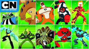 Ücretsiz ben 10 oyunlarımızdan birini seç , ve eğlen. Every Ben Alien Transformation Ben 10 Cartoon Network Youtube
