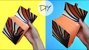 Use it for popping out to the shops with just an id and a couple of bank cards, or keep other cards separate from your main wallet such as store cards, rewards cards, public transport card, door swipe cards etc. How To Make A Paper Wallet With 7 Pockets Easy Way Origami Wallet Easy Paper Craft Youtube