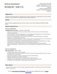 Virtual Assistant Resume Samples Qwikresume
