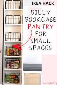 The Easiest Diy Kitchen Pantry Cabinet With The Ikea Billy Bookcase Hack Billy Bookcase Hack Billy Bookcase Ikea Billy