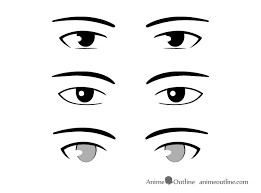 Different Style Male Anime Manga Eyes Drawing Guide Animeoutline