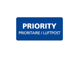 Post ausdruck vorsicht zerbrechlich : Priority Luftpostaufkleber Shop Deutsche Post