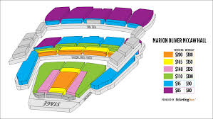 seattle marion oliver mccaw hall seating chart