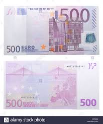 In umlauf befindliche banknoten bleiben aber gesetzliches zahlungsmittel und unbegrenzt umtauschbar. 500 Euro Scheine Stockfotografie Alamy