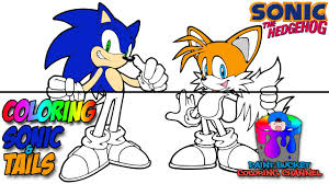 Sonic the hedgehog and miles tails prower coloring pages , sonic and tails prepares for action tom perry by twin musicom is licensed under a creative. Coloring Sonic The Hedgehog And Tails Sega Video Games Coloring Pages For Kids Youtube