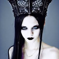 Dark fantasy vampire snow white character description