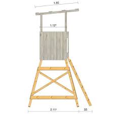 Halbkanzel Waidmannsheil Inkl Bockgerust Und Leiter Bassner Kanzel Jagdkanzel Jagdausrustung