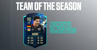 This season's most impressive players from german football have been recognized as part of the fifa 21 bundesliga team of the season. How To Complete Tots Moments Amiri S Objectives In Fifa 21 Ultimate Team Dot Esports