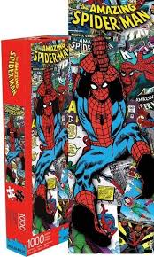 Puzzle features a collage of classic marvel avengers comic covers. Marvel The Amazing Spider Man 1000 Piece Slim Jigsaw Puzzle Amazing Spider Spiderman Marvel