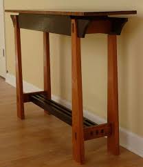 40 Small Console Table Design And Decor Ideas For Hallway Small Console Tables Craftsman Furniture Woodworking Furniture