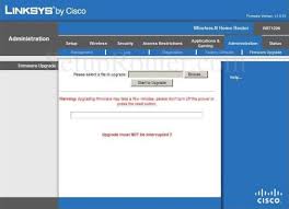 Linksys Wrt120n Screenshot Firmware Upgrade