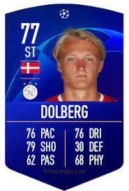 In july 2015, he joined. Kasper Dolberg Fifa 19 Rating Card Price