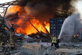 4, 2020 explosion in beirut's port in lebanon is seen almost a year after the blast, august 2, 2021. Turkey Stands With Lebanon In Aftermath Of Beirut Blast Daily Sabah