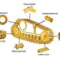 PC60 Excavator Track Link Chains Single Section
