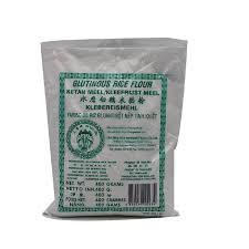 Sweet rice grains are typically solid . Erawan Brand Glutinous Rice Flour 400g Asia Shop Www Ugou De