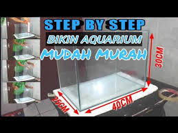 Hiasan aquarium menjadi hal yang paling dicari oleh para pecinta ikan hias? Trik Dan Cara Membuat Aquarium Youtube