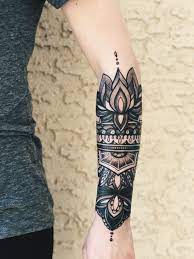 Mandala Forearm Tattoo Evan Dykes Legion Tattoo Studio Glendale Az Lotus Mandala Dotwork Ta Outer Forearm Tattoo Forearm Tattoos Unique Forearm Tattoos