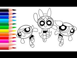 Cartoon coloring pages are a fun way for children to explore their favorite characters in detail. Powerpuff Girls Coloring Pages Powerpuff Girls Coloring Book Youtube