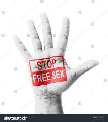 Open Hand Raised Stop Free Sex Stock Photo 174945326 | Shutterstock