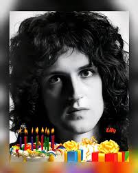 A VERY HAPPY 73rd BIRTHDAY to our one and only DR BRIAN MAY.