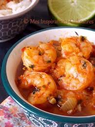 Fricassee De Crevettes Recette Antillaise Le Blog Cuisine De Samar Recette Crevette Recette Recette Recettes Antillaises