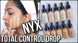Nyx Total Control Drop Foundation Review Swatches Of 10 Shades Stacey Castanha