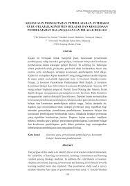 Sistem pembelajaran berbasis komputer sistem, pembelajaran individual individual learning. Pdf Kesesuaian Persekitaran Pembelajaran Interaksi Guru Pelajar Komitmen Belajar Dan Keselesaan Pembelajaran Dalam Kalangan Pelajar Biologi