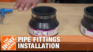 Plastic corp.® is your source for pvc sewer pipe fittings. Installation Of Fernco Plumbing Pipe Fittings The Home Depot Youtube