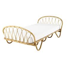 rattan daybed 90 x 190 cm suzane maisons du monde bedbank bed 90x190 bankjes